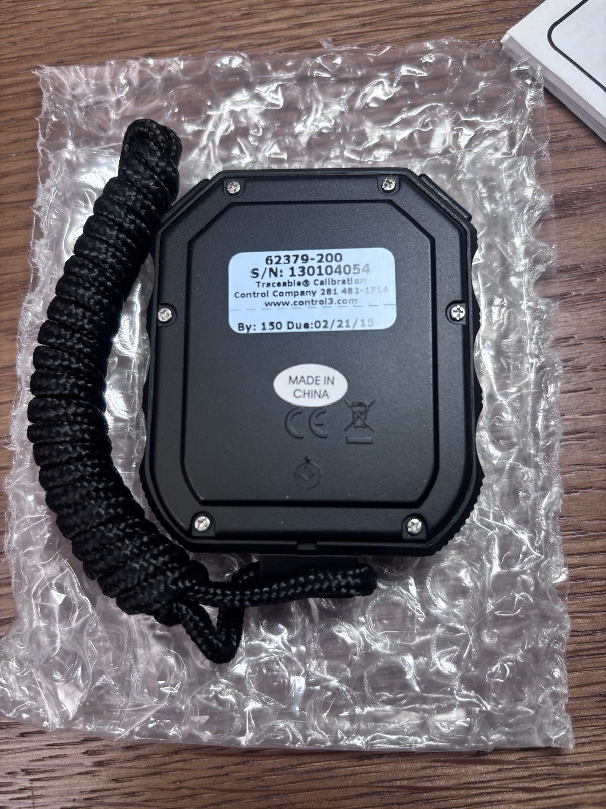 Traceable 62379-200 Digital Stopwatch Timer VWR Lab Timer AS-IS