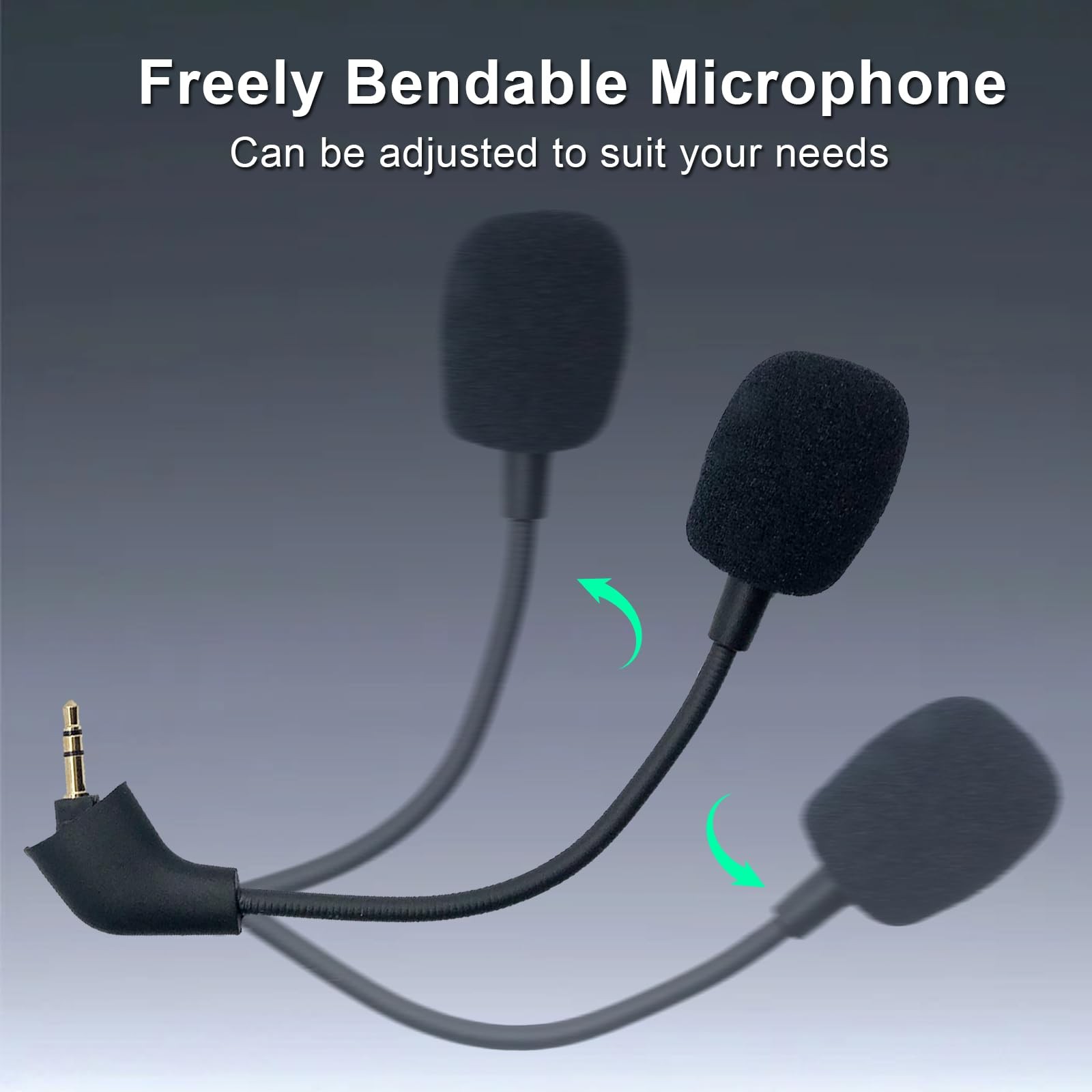 Replacement Game Microphone Compatible with Kingston HyperX Cloud 2 II Pre-20...