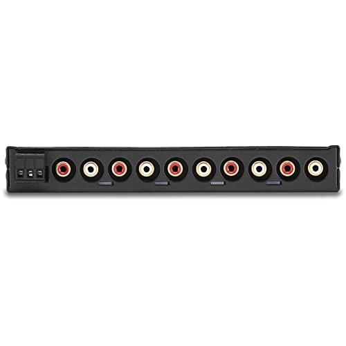 7-Band Car Audio Graphic Equalizer - 1/2 DIN Pre-Amp, Aux Input, High Voltage RC
