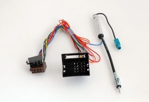 Wiring car radio monitor iso din Skoda Fabia, Octavia and Superb (no amp),