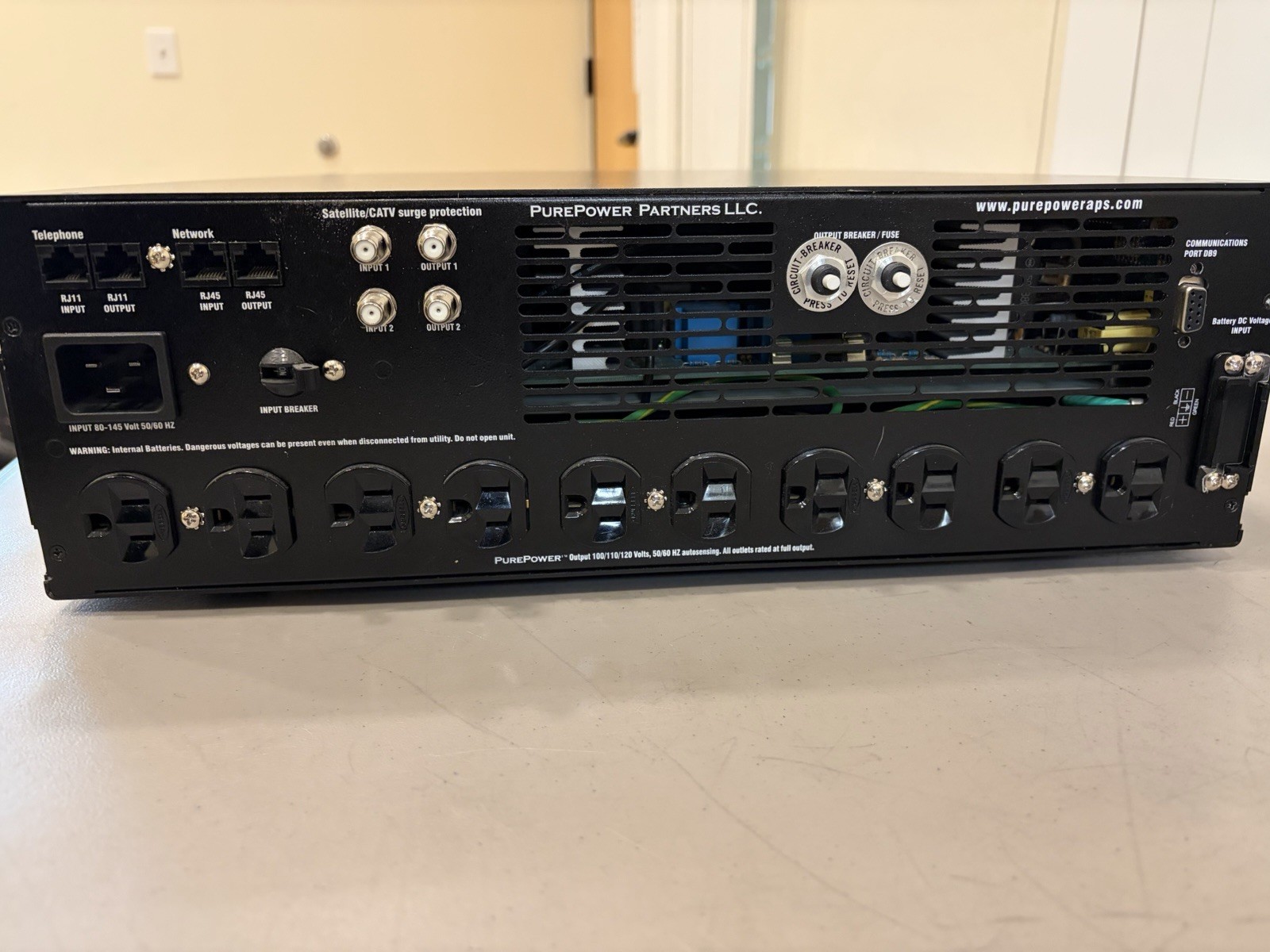 PurePower Audio Video Model 2000 Black finish