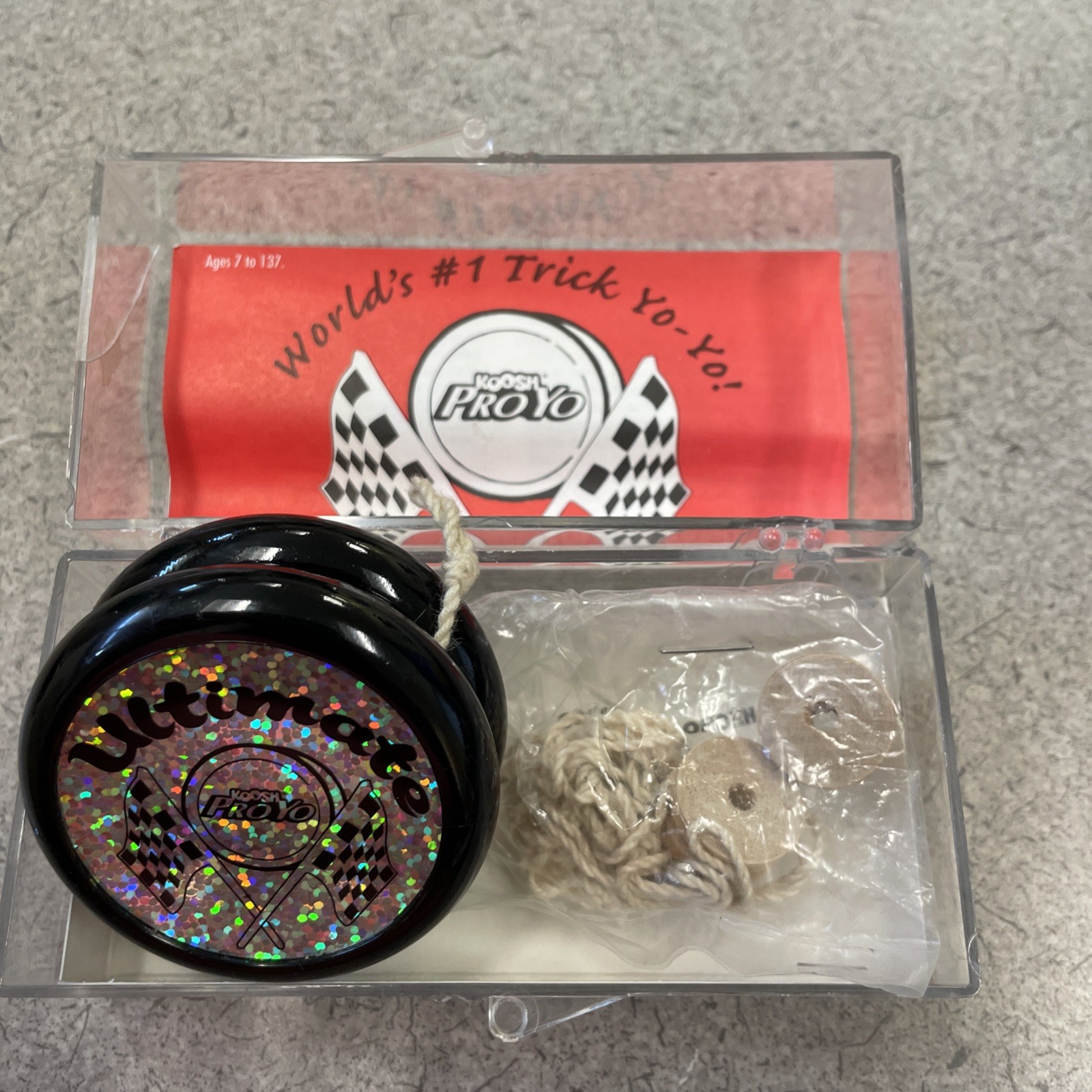 KOOSH Ultimate Pro Yo-Yo circa 1998 Playmaxx black