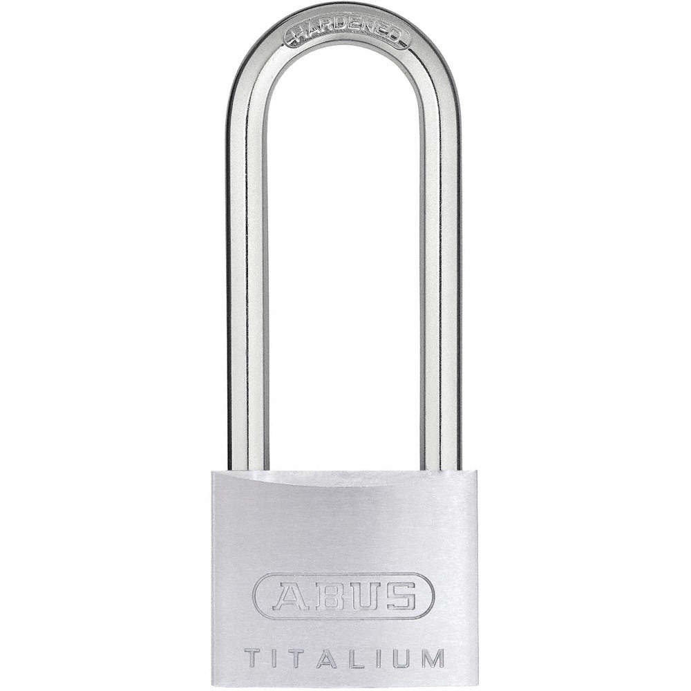 ABUS 64TI/40HB-63 KD Keyed Padlock, 55/64 in,Square,Silver 6WNW9