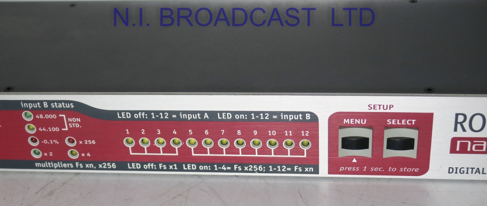 Rosendahl nanoclocks digital audio clock server