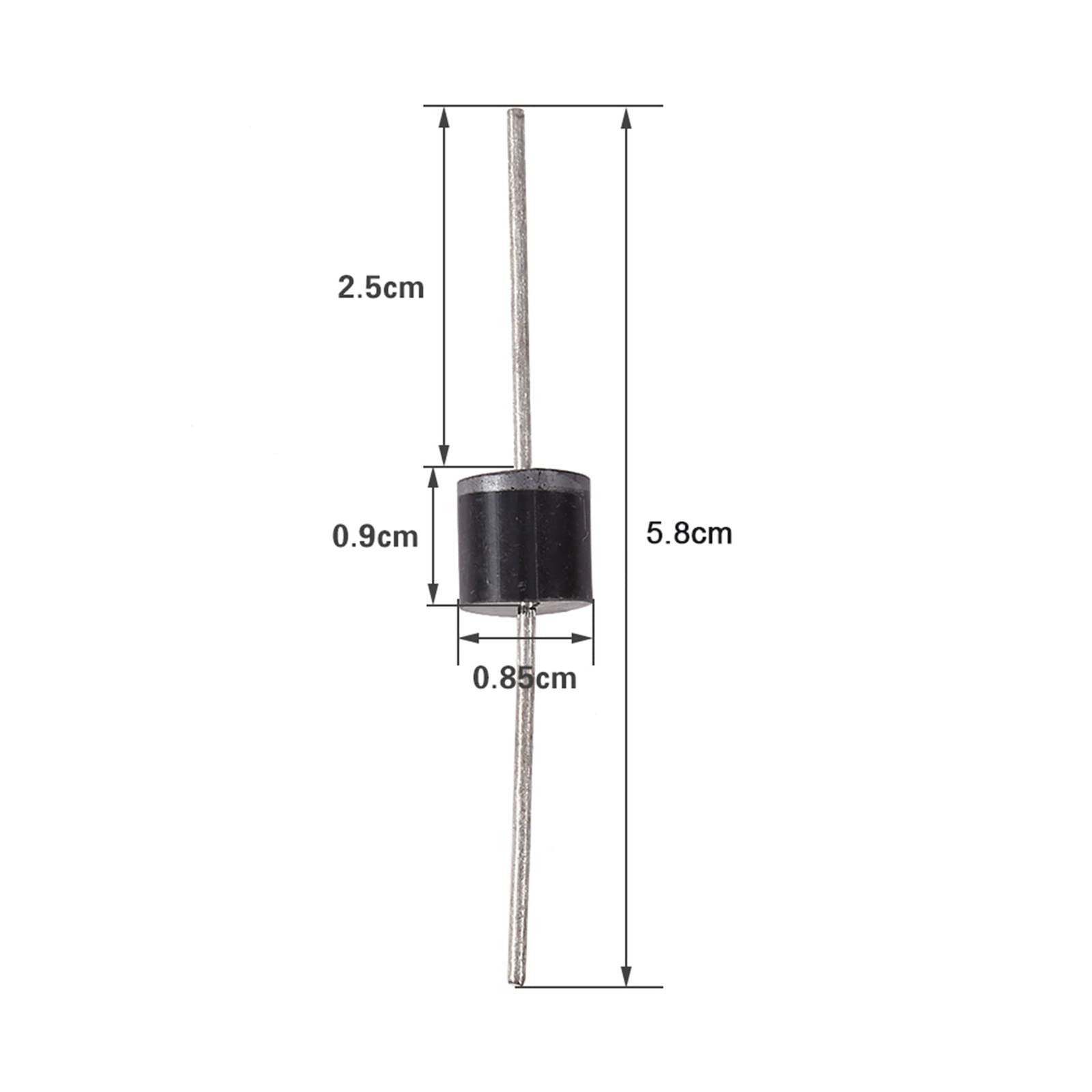 50pcs 10A10 1000V diode 12v High Voltage Rectifying Diodes One Way Electrical...