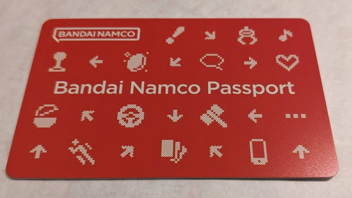 Bandai Namco BANAPASSPORT Card Bana Passport NEW. Red design