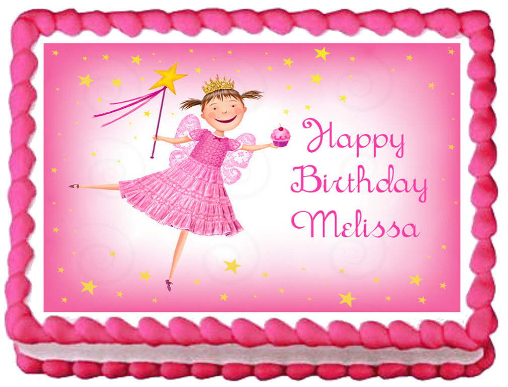 PINKALICIOUS Party Edible Cake topper image decoration