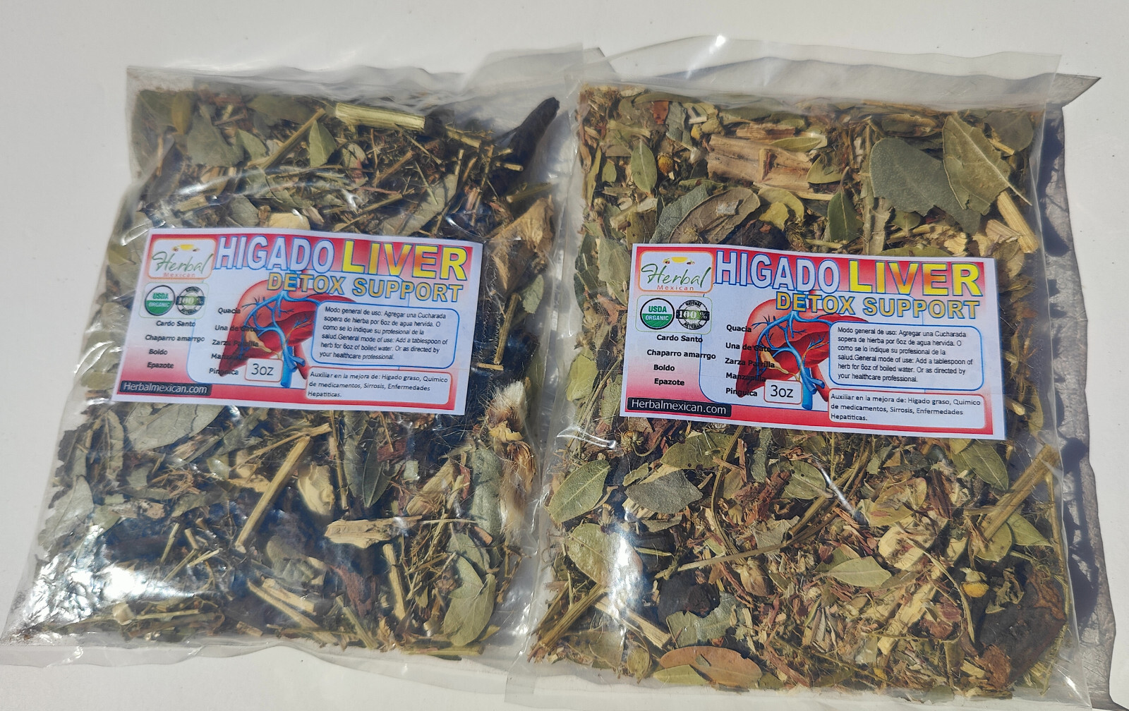 Te Auxiliar Higado Graso fatty liver support natural detox aid tea mexican blend