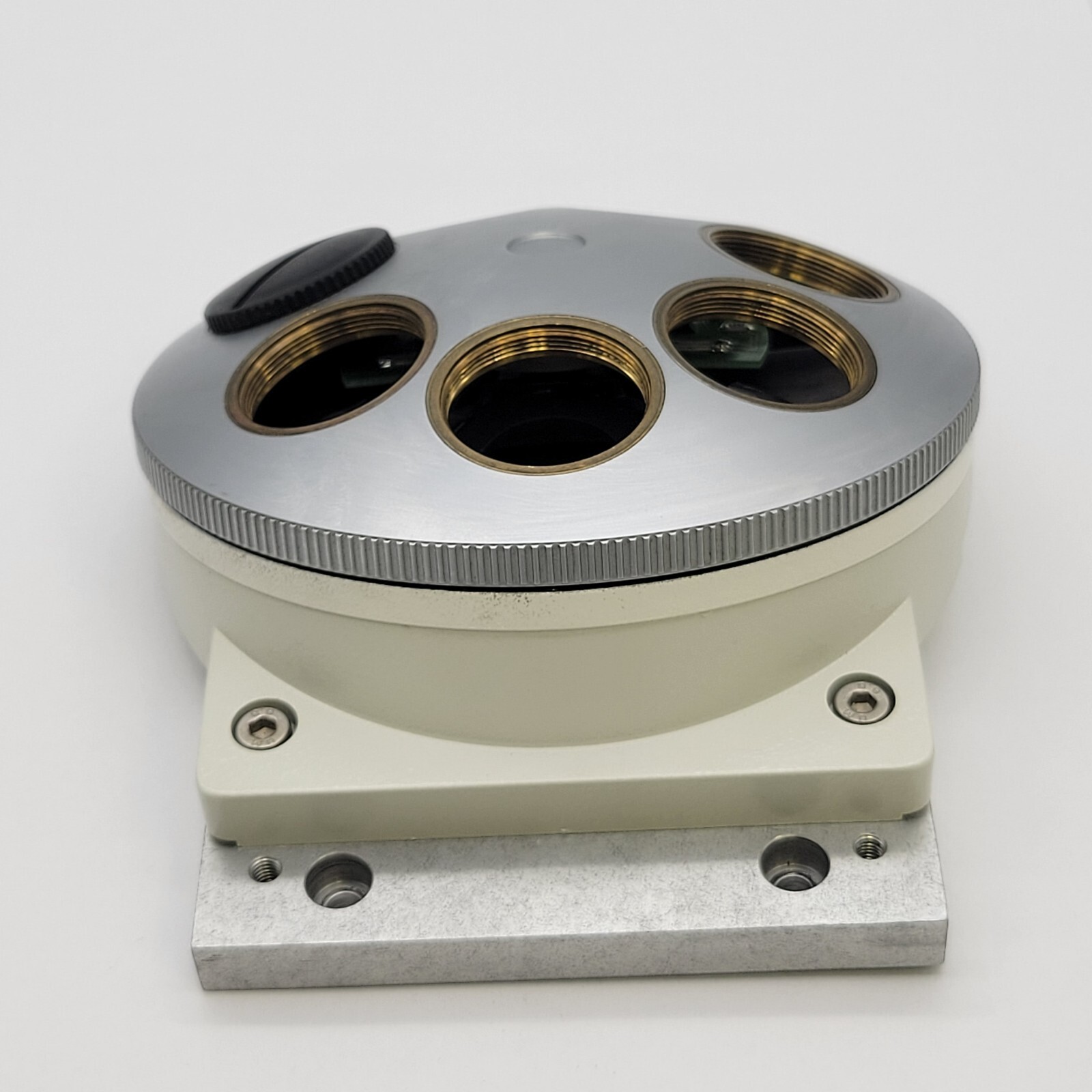 Leitz Leica Microscope DMRBE Coded Nosepiece 7 Position Turret