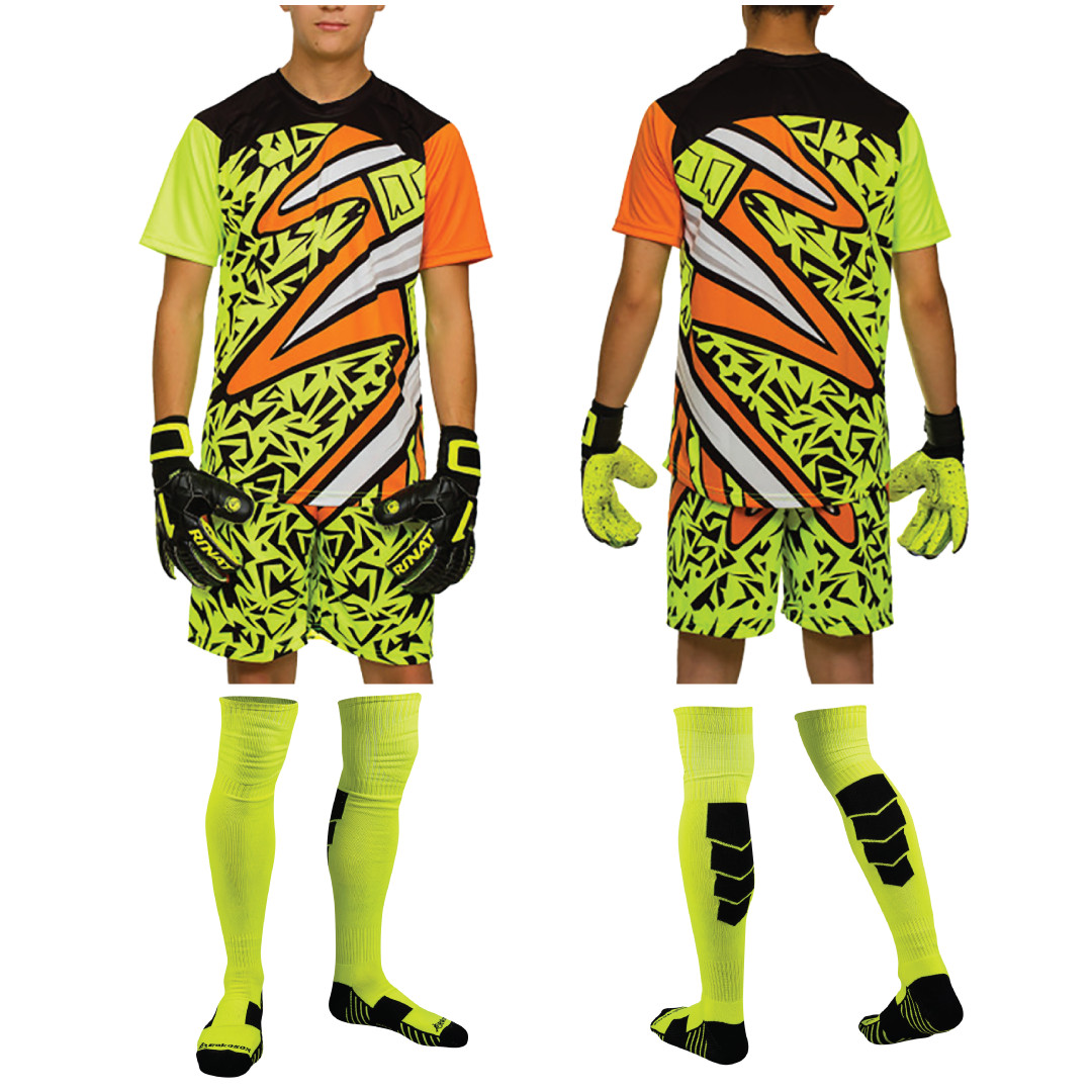 ⚽️Calamity Goalkeeper Short-Sleeve Kit (Jersey, Short and Goalkeeper Socks)⚽️