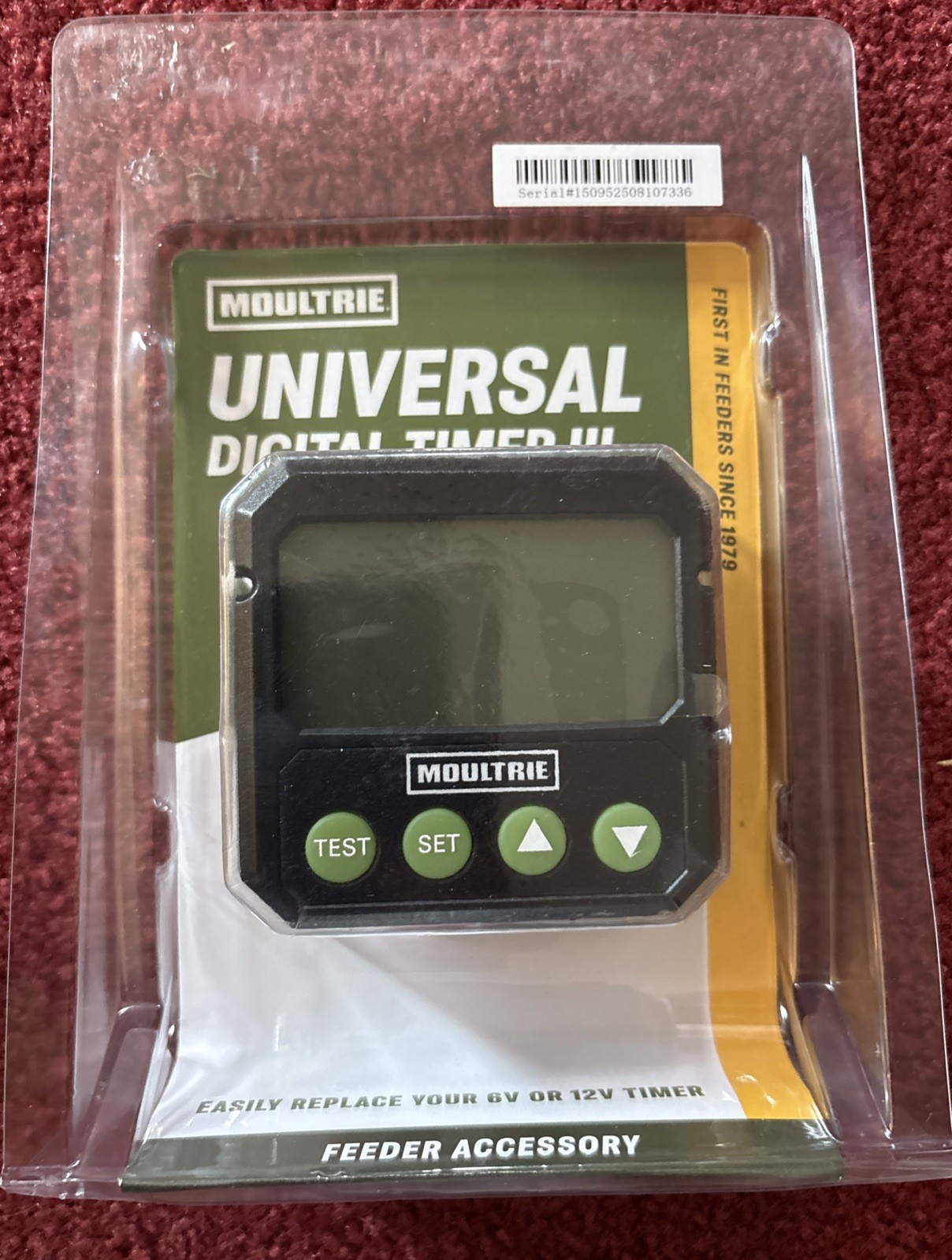M0ULTRIE UNIVERSAL DIGITAL TIMER III 6 / 12 VOLT DEER FEEDER TIMER APP or Manual