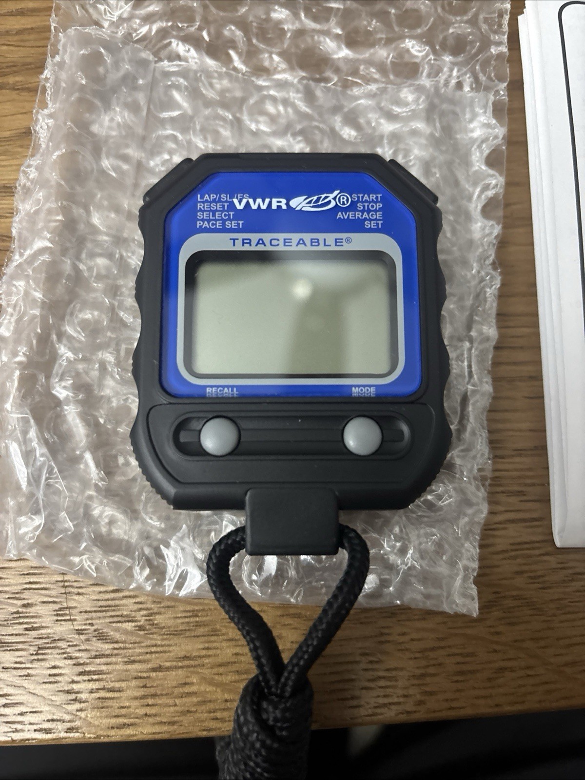 Traceable 62379-200 Digital Stopwatch Timer VWR Lab Timer AS-IS