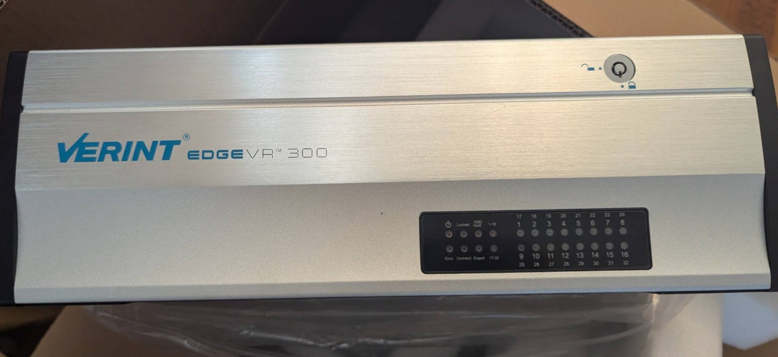 Verint Edge VR 300 79-300-6465 Network Video Recorder (NO DRIVES)