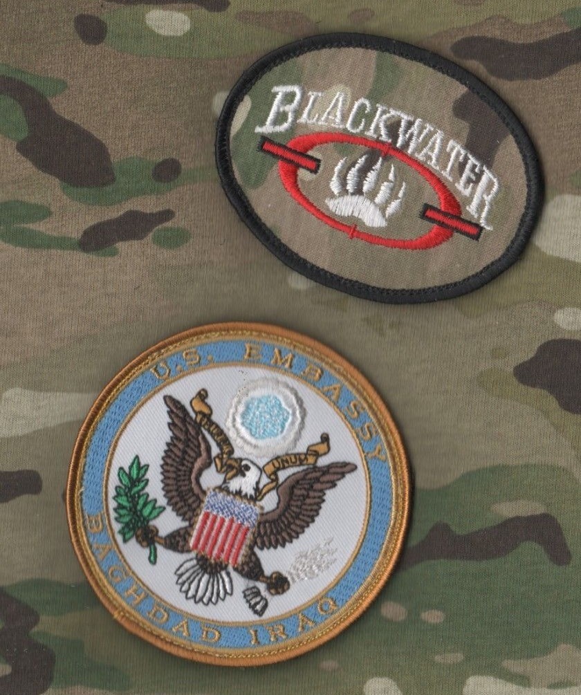 OSAC STATE DEPARTMENT DIPLOMATIC SECURITY US EMBASSY BAGHDAD IRAQ 2-PATCH SET