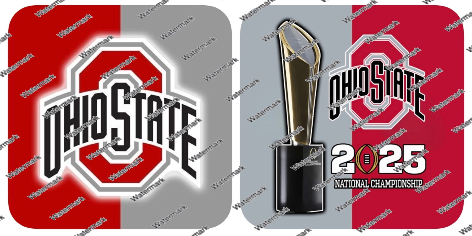 2025 CFP NATIONAL CHAMPIONS - OHIO STATE - Pro Cornhole Bags - 4 Bags