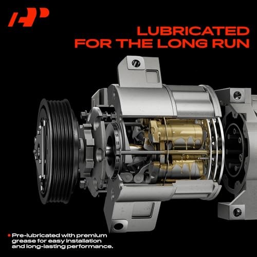 A/C Compressor with Clutch Compatible with Mitsubishi Montero 1994-2002,