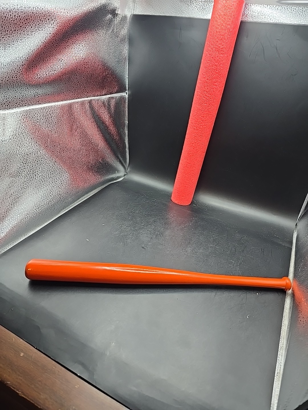 Hickory Crawdads 2006 Minor League Orange Mini Bat Souvenir