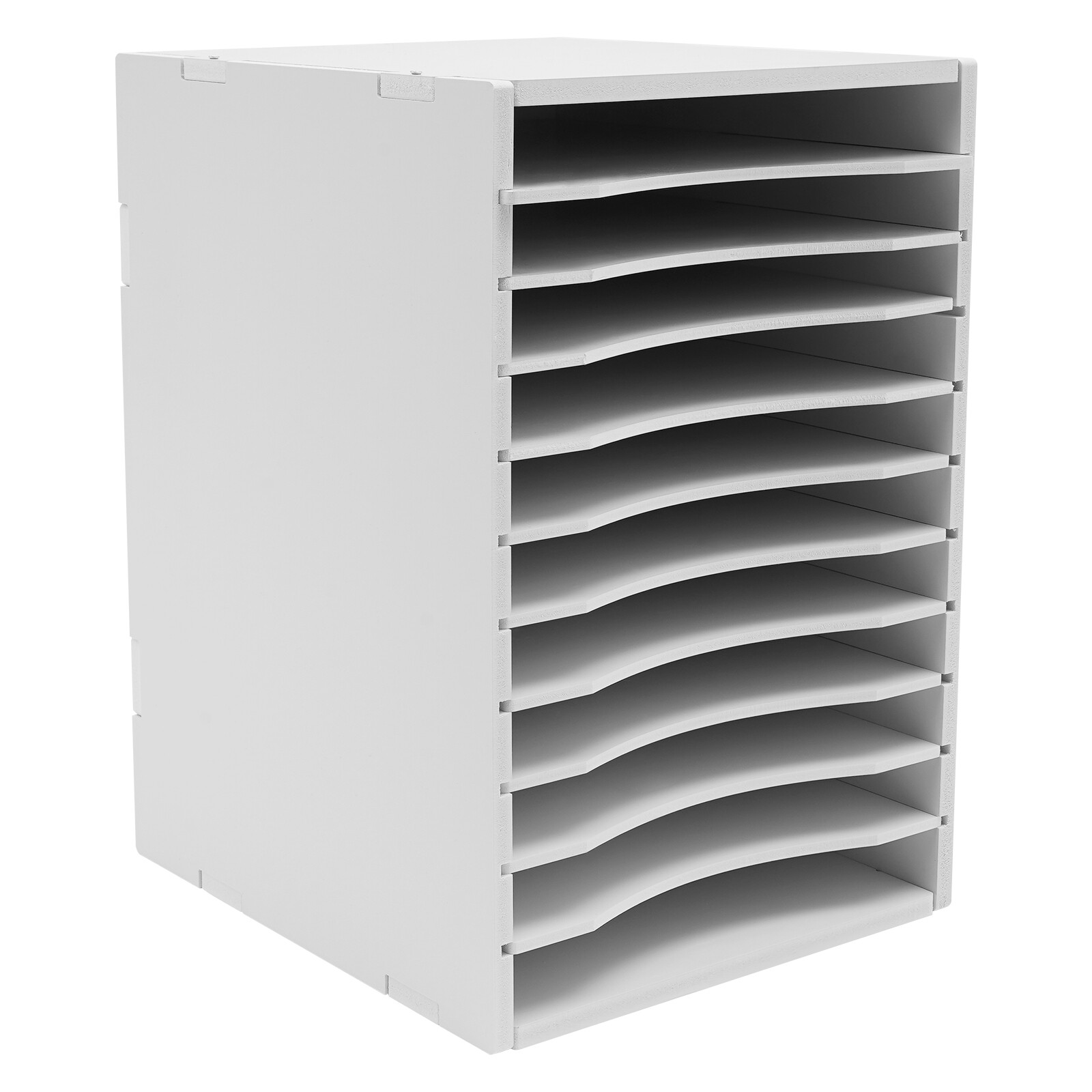 Document Organizer Vertical Desktop Sorter 11 Compartments Paper Storage Holder
