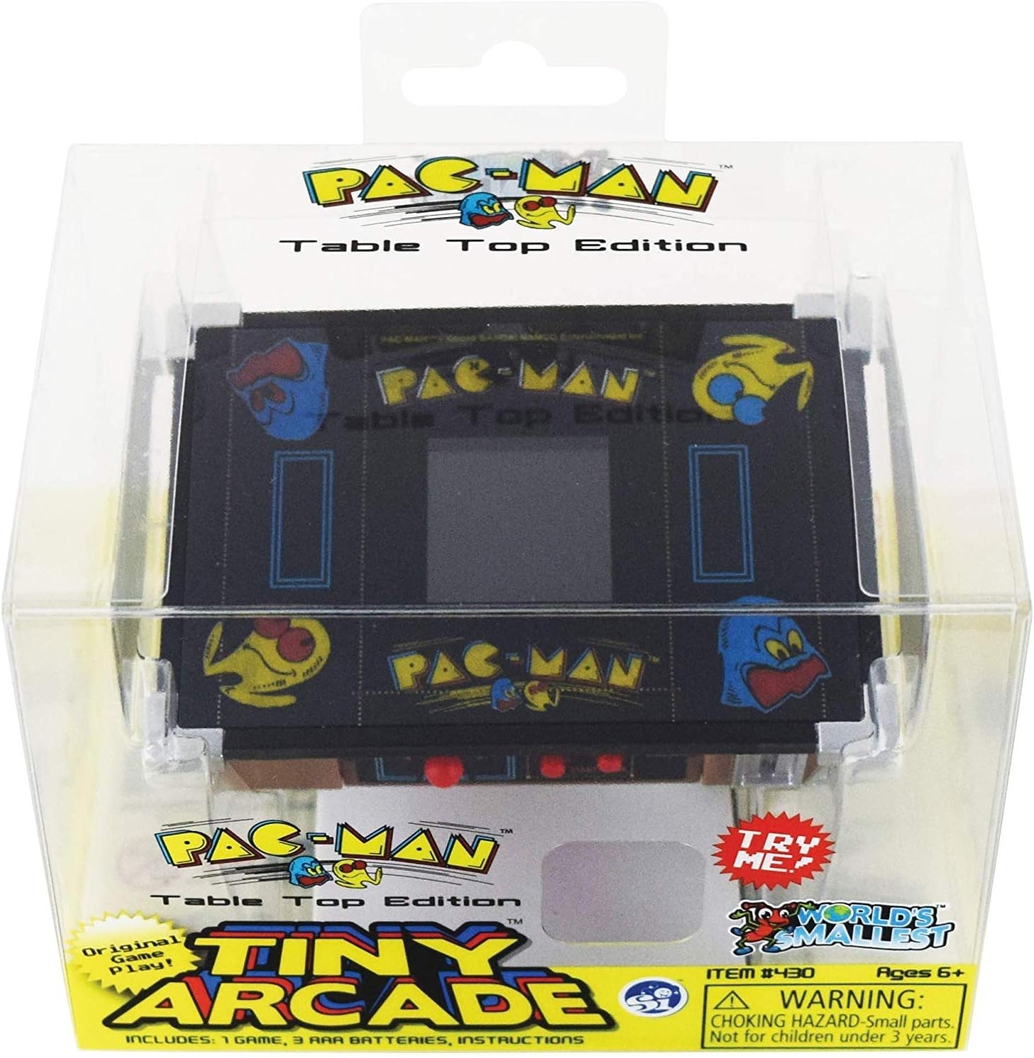 Authentic Pac-Man Tabletop Edition – Nostalgic 1-Inch LED Arcade Experience