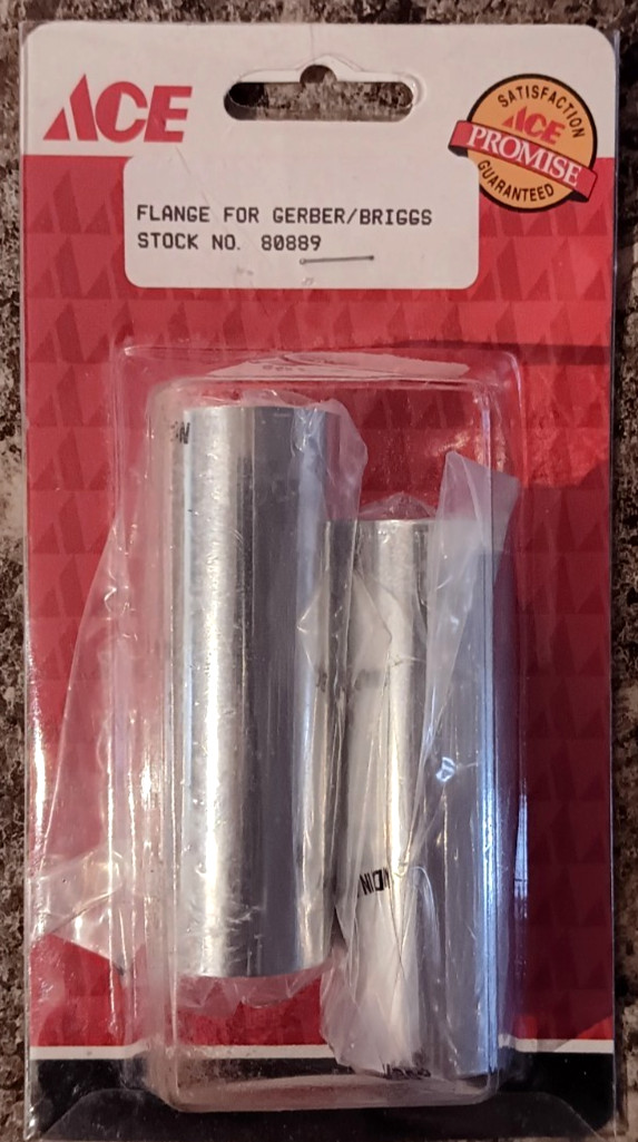 Brushed Nickel Flange And Tube Set For Gerber & Briggs ACE 80089