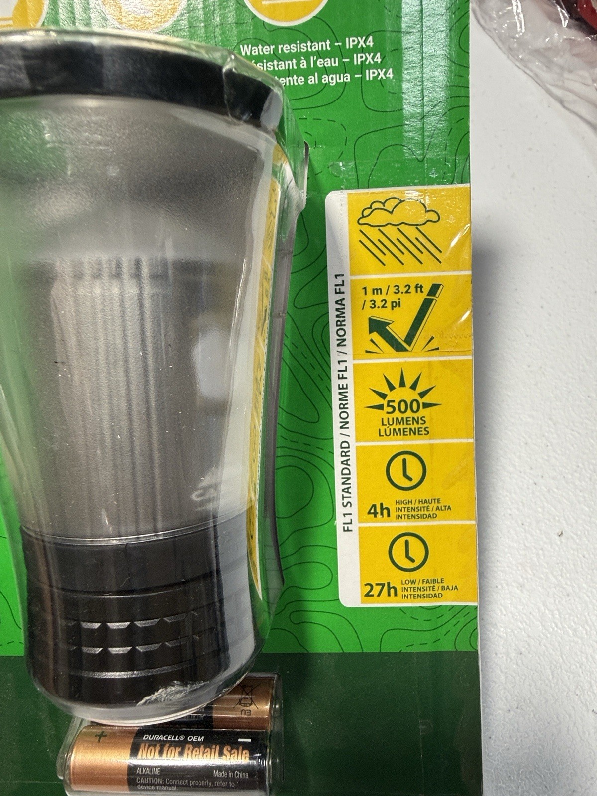 Cascade Mountain Tech LTG-CPT LED Lantern Flashlight 500 Lumens Set (Open box)
