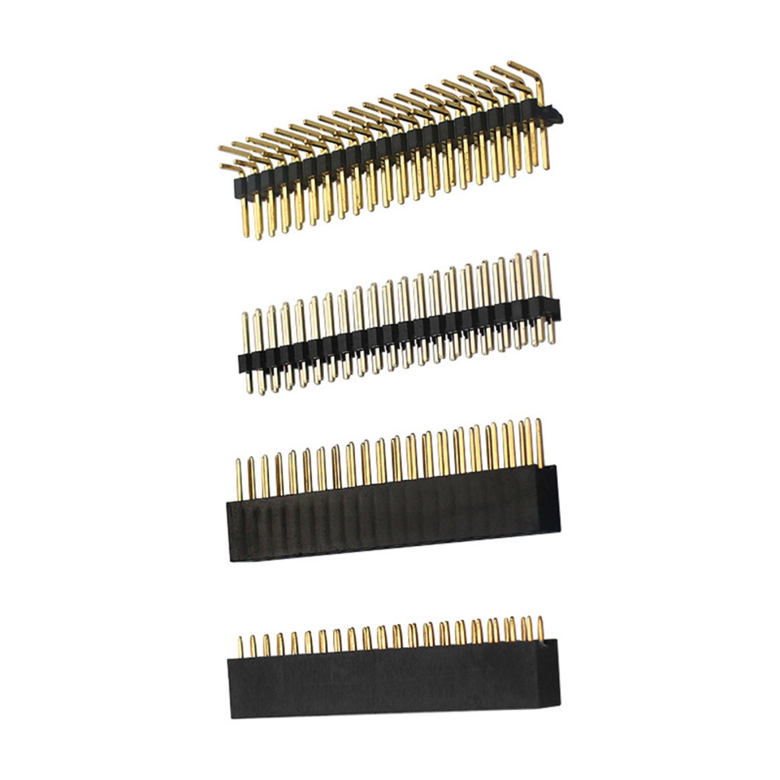 4x 2x20 PIN Socket Dual Male Header Pin Connector for Raspberry Pi Zero/Zero W