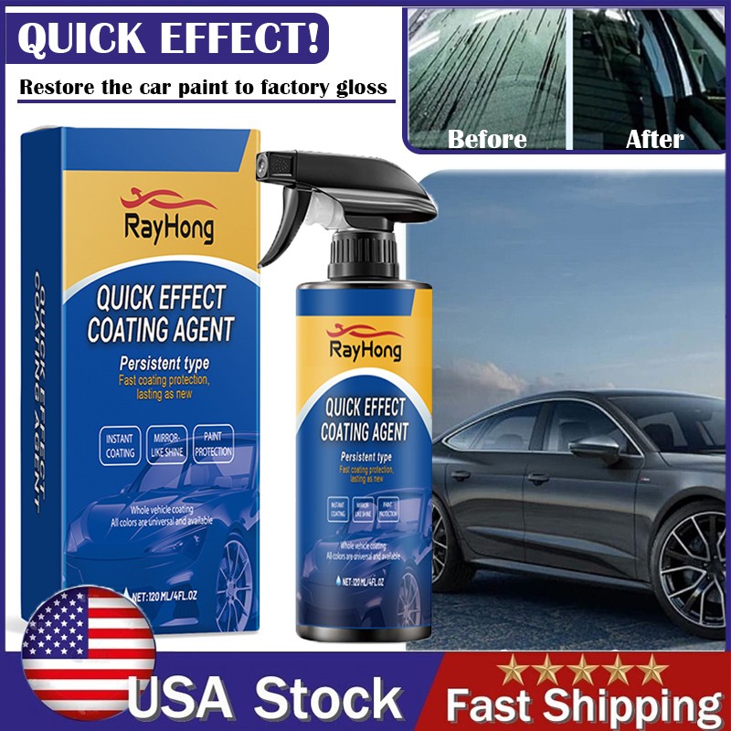Car Coating Spray,Quick Effect Coating Agent,Car Scratch Wax Polish Spray Liquid