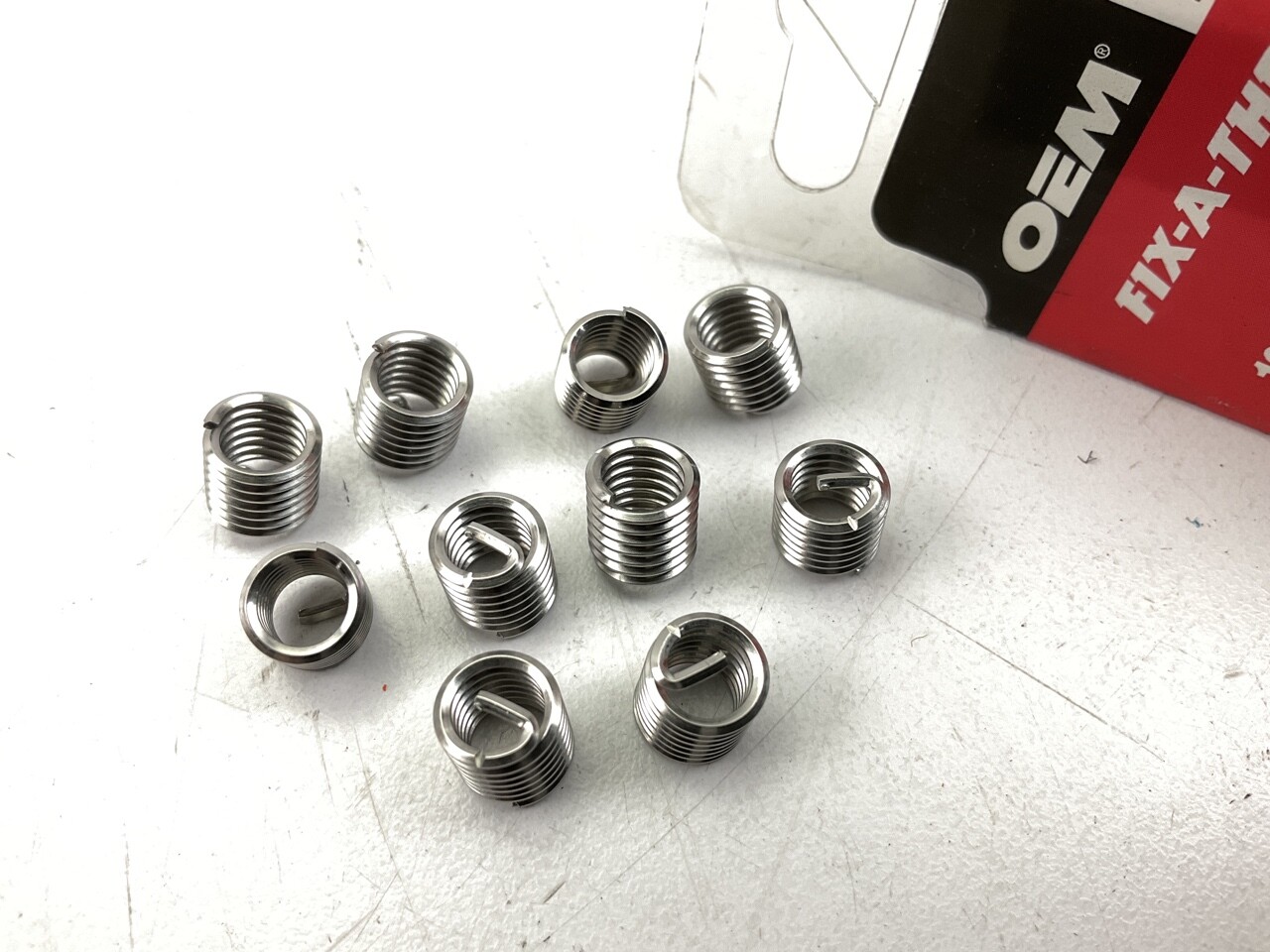 OEM Tools 25627 M6-1X1.5D Metric Thread Repair Inserts, Pack Of 10