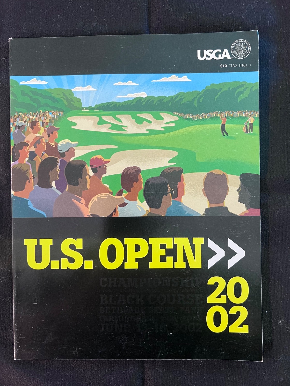2002 (USGA) "U.S. OPEN" Golf Championship (BETHPAGE BLACK) Program, NEW! SEALED!