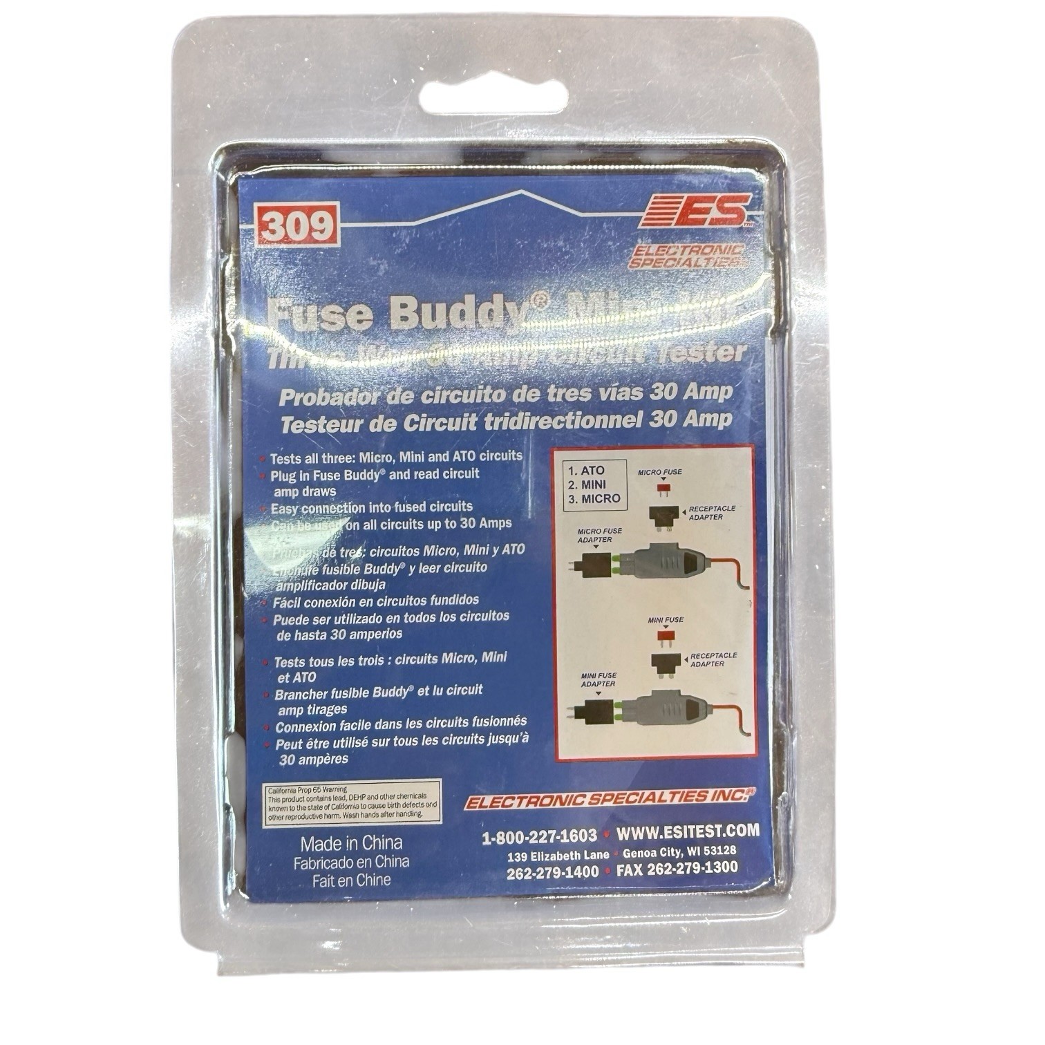 Electronic Specialties Fuse Buddy Mini Kit #309 New In Box