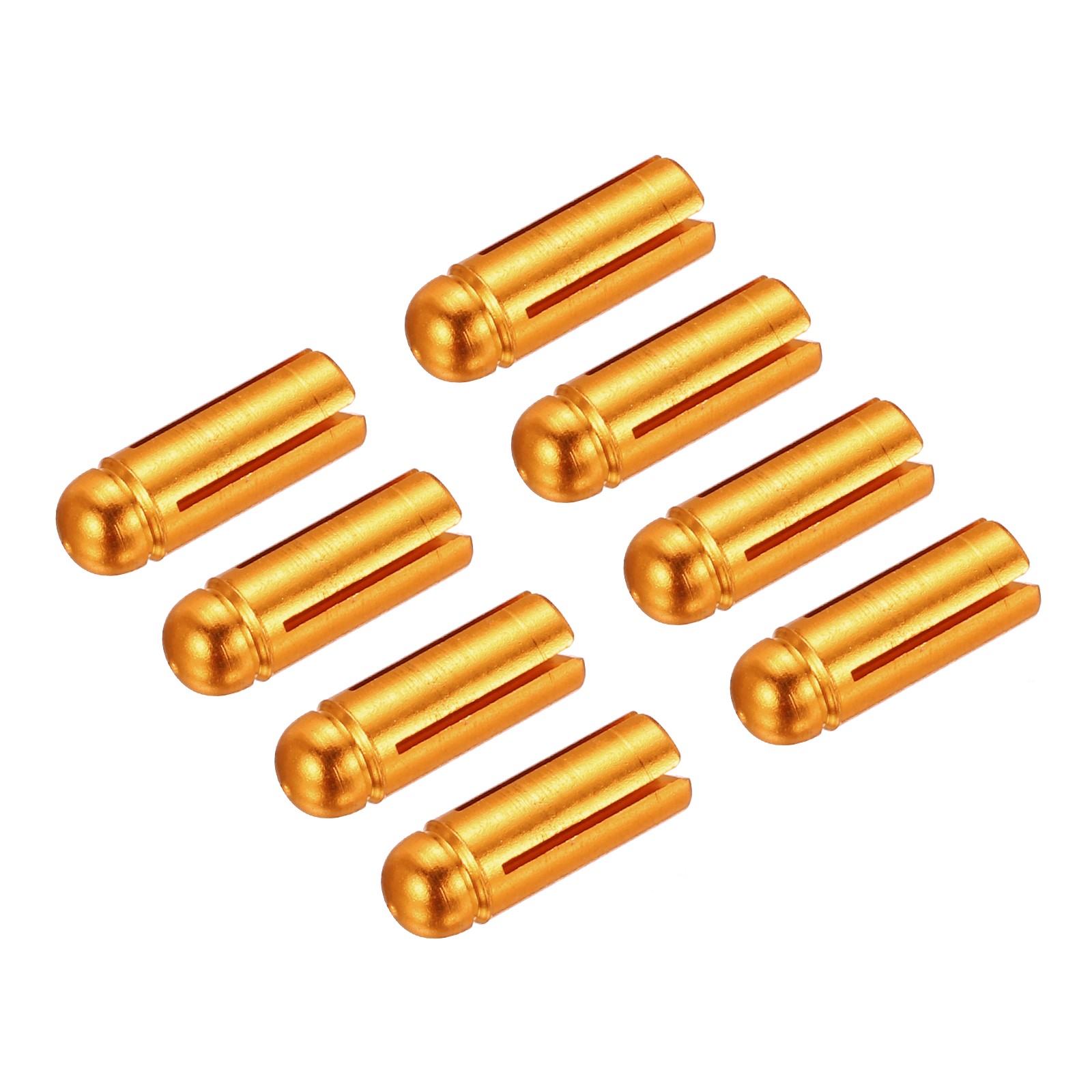 8pcs Dart Flight Protectors Aluminum Alloy Dart Wing Protectors Gold
