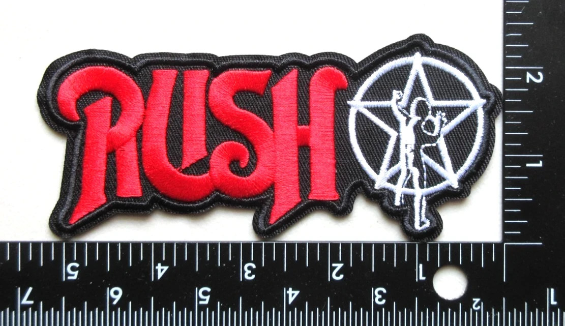 🔥RUSH ROCK BAND MUSIC BATTLE JACKET VEST CLOTHING EMBROIDERED IRON ON PATCH
