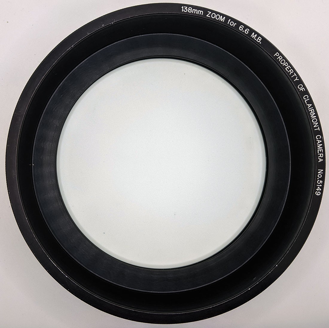 ARRI 138mm Filter Ring, Zoom For 6.6 M. B.  (161mm Diameter)