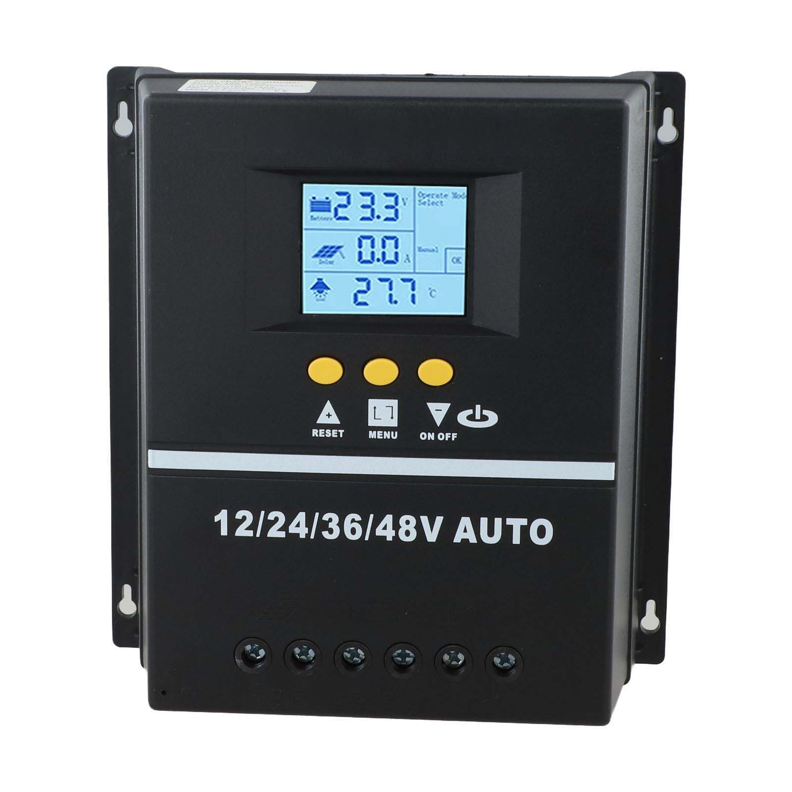 MPPT Solar Charge Controller 150A for 12V 24V 36V 48V with LCD and USB