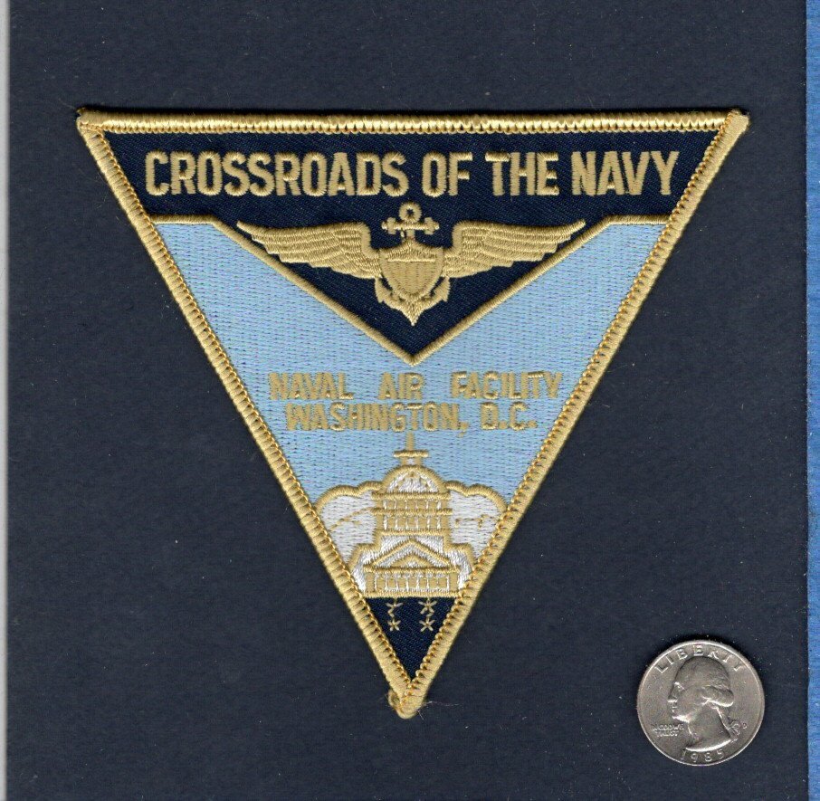 NAF Naval Air Facility WASHINGTON DC Andrews AFB US Navy Base Squadron Patch