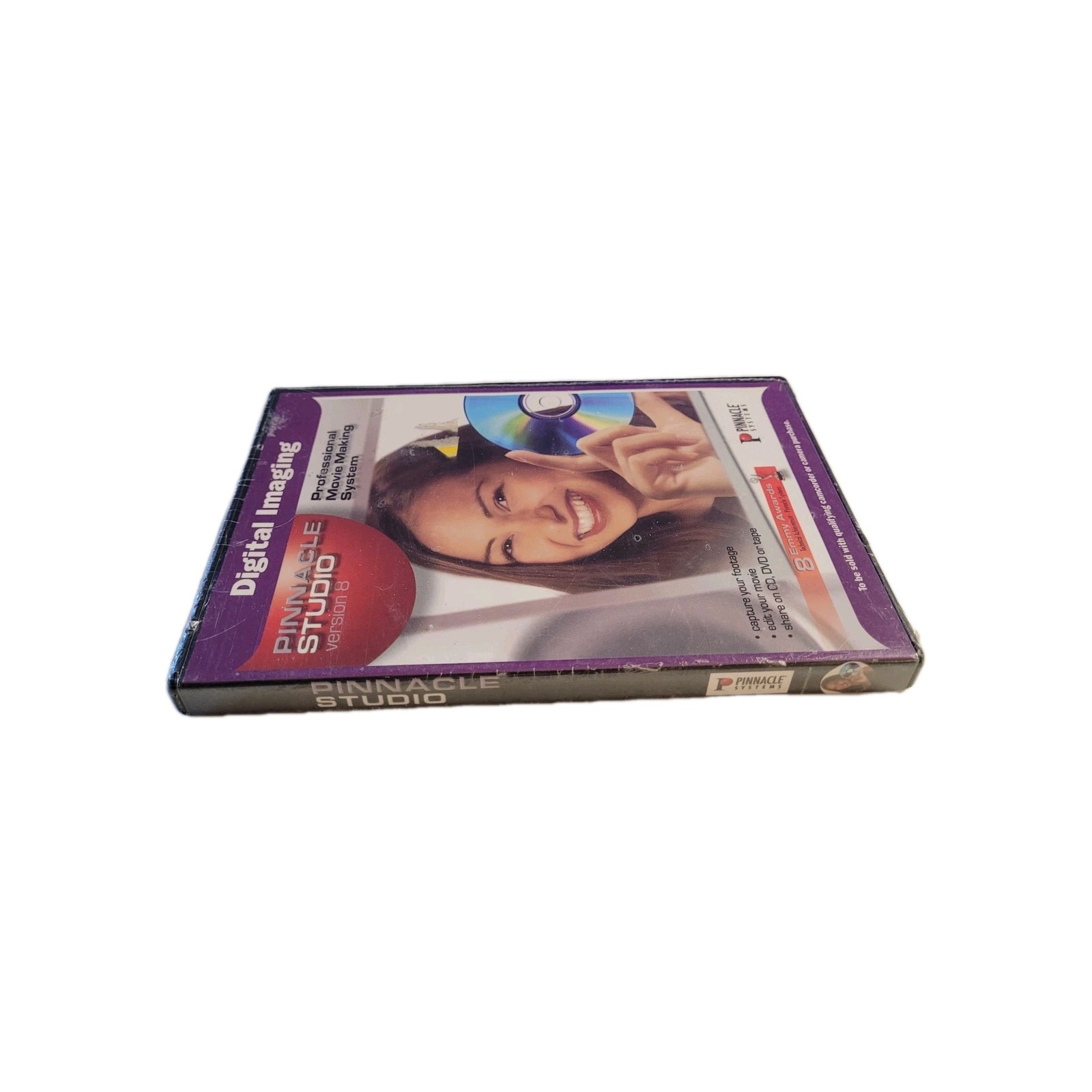Pinnacle Studio 8 Video Editing Software PC CD-ROM New Sealed