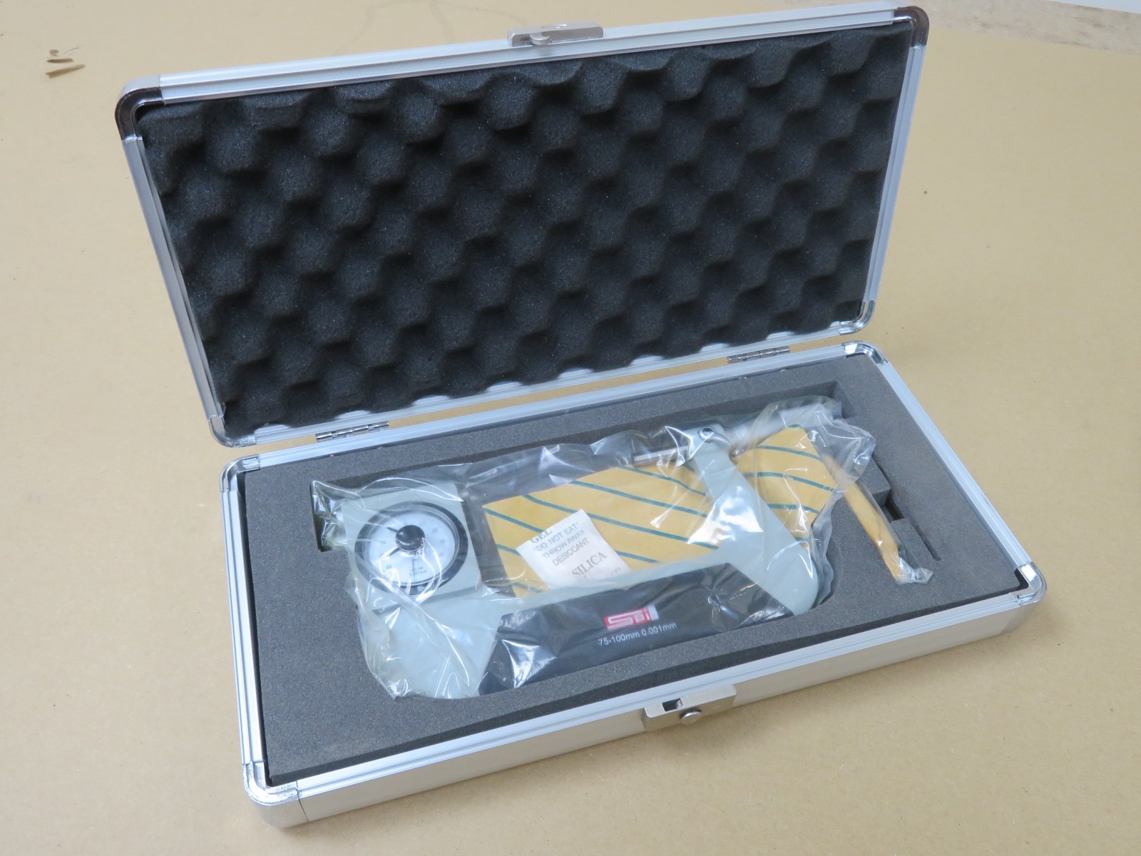 SPI Indicator Snap Micrometer 75mm - 100mm (0.001mm) NEW ME4294