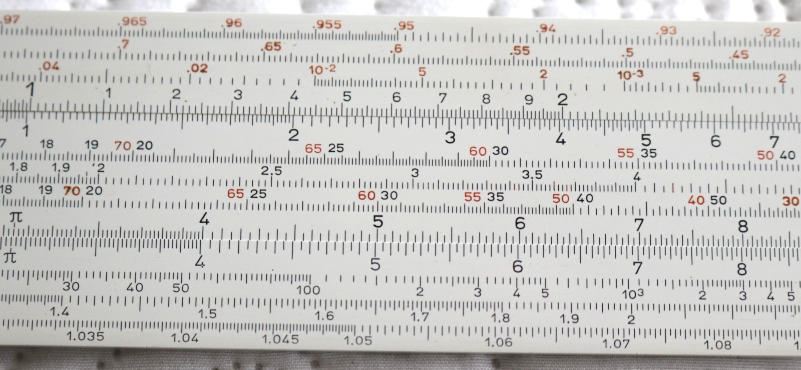 Vintage German 1960s ARISTO 0971 Hyperbolog Engineers Slide Rule Case Manual Box
