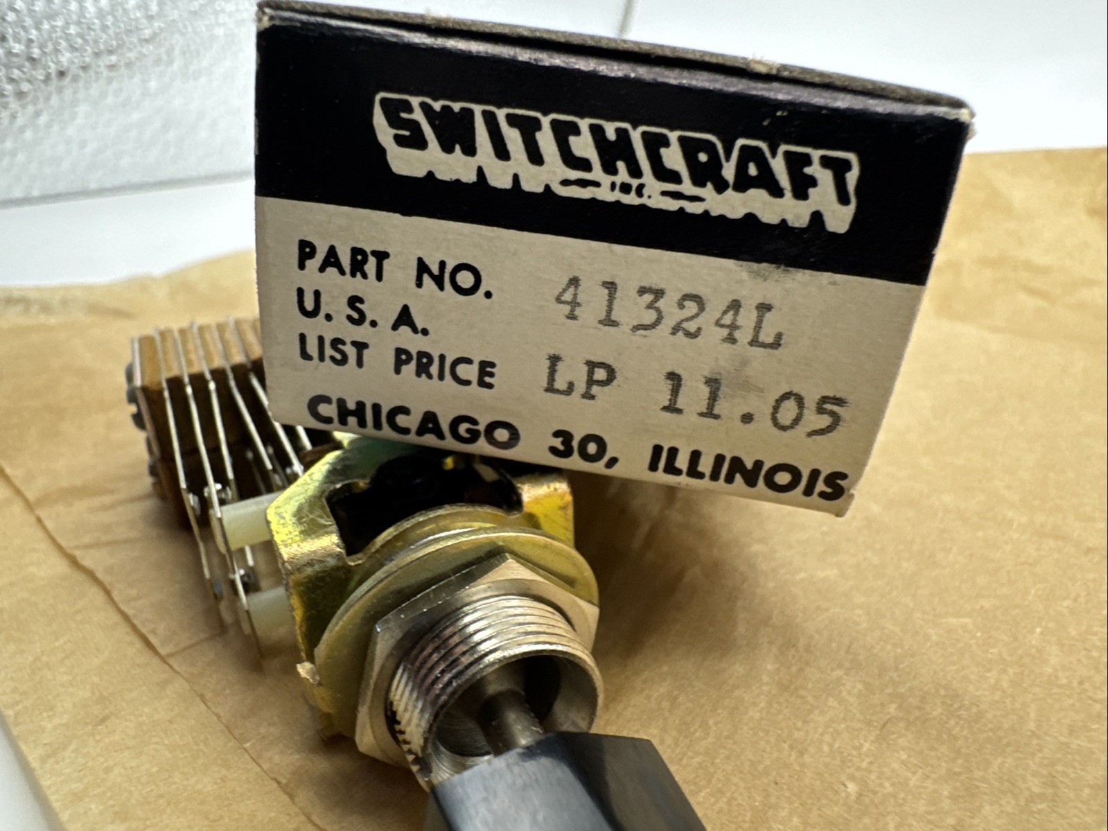 Switchcraft Toggle Switch 41324L NIB