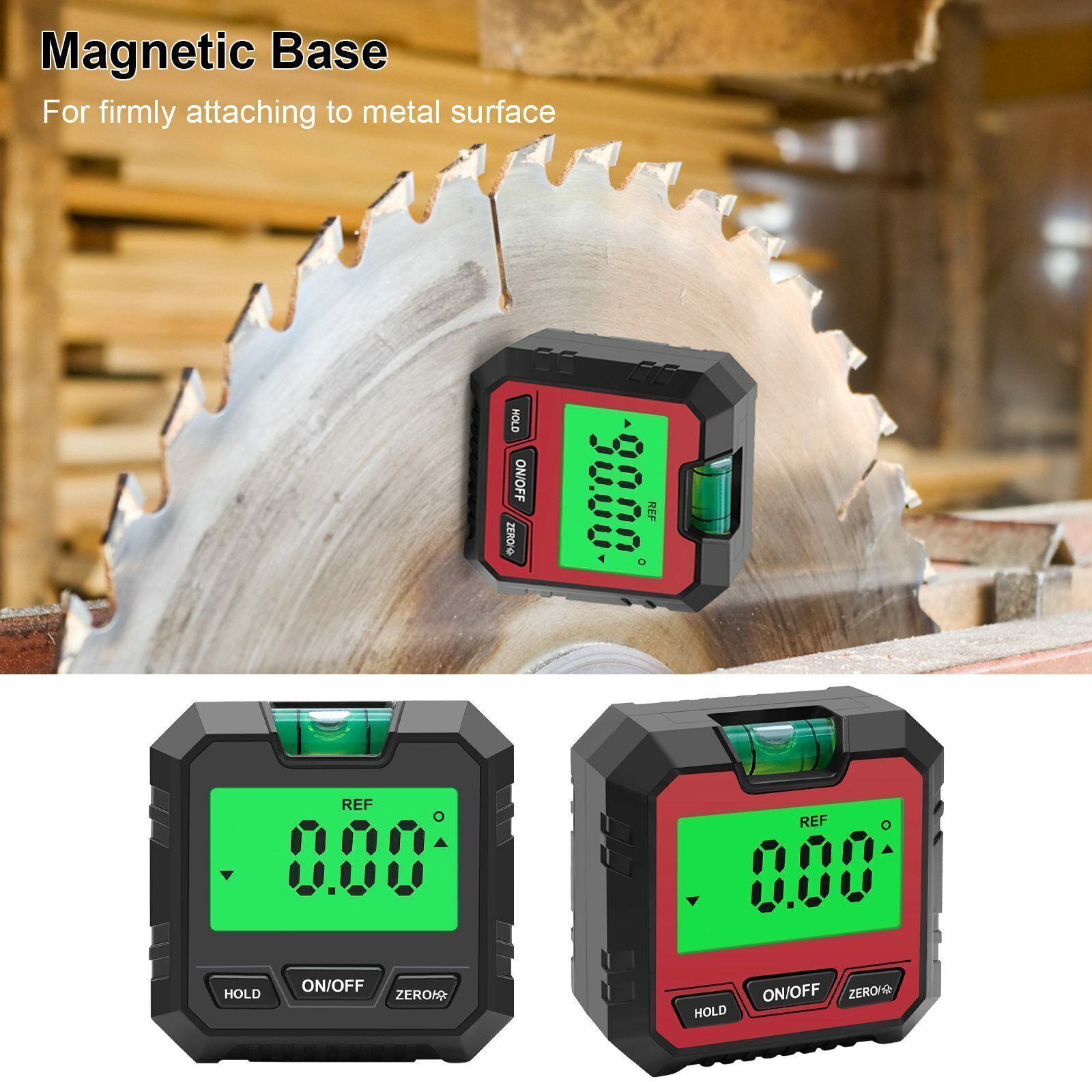 Magnetic Digital Level Box LCD Angle Finder Protractor Inclinometer Bevel GaugZd