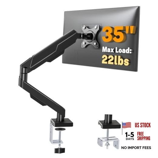 for 13-35 Inch Computer Screens | Fully Single Monitor Arm Single Monitor Arm