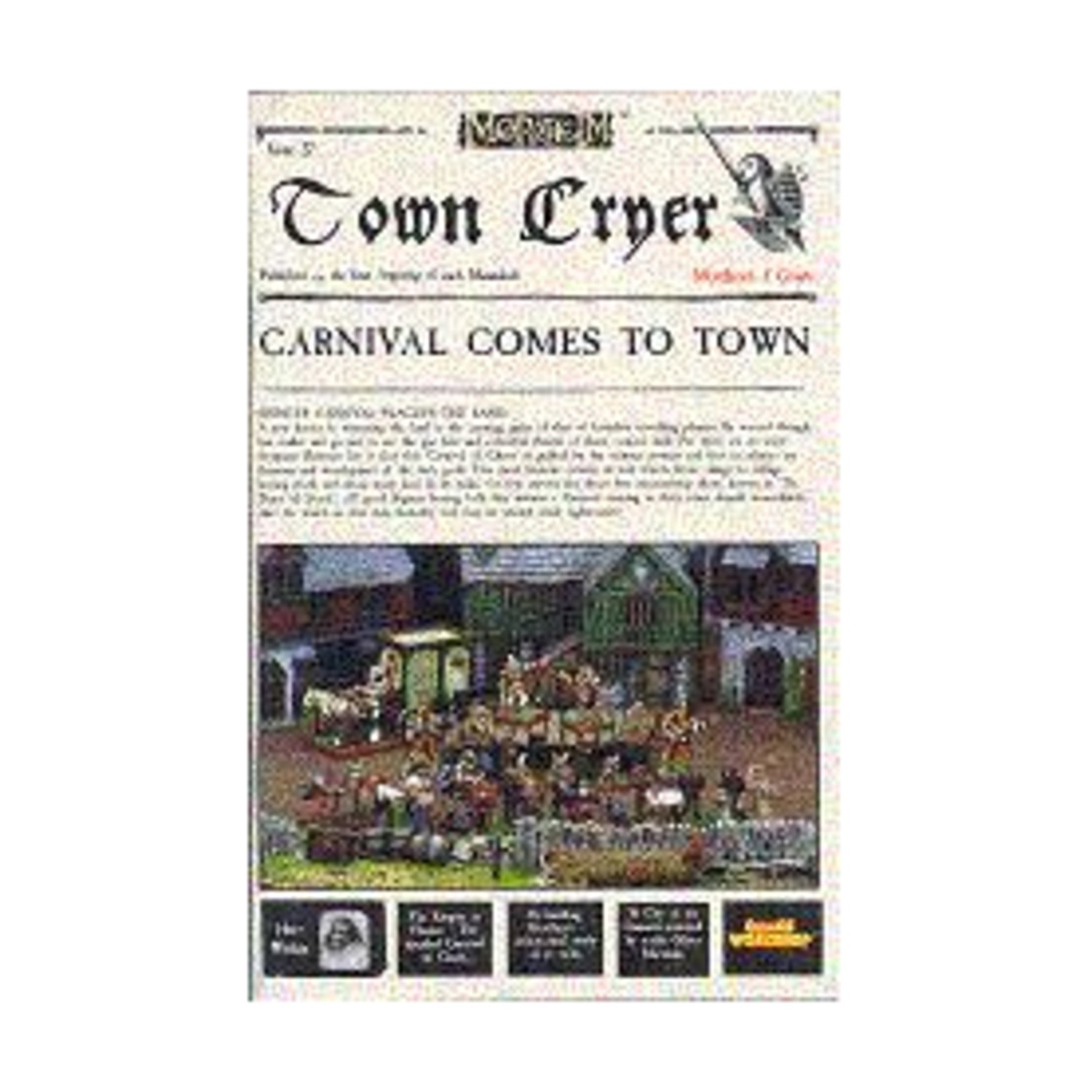 GW Mordheim Town Cr  #27 "Empire in Flames Pt. 5, City of the Damned Pt Mag VG+