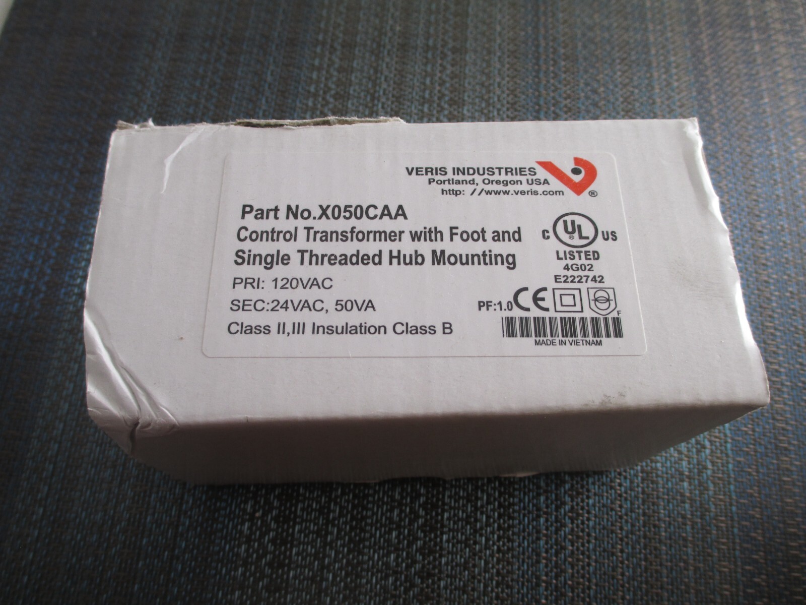 Veris Industries X050CAA Control Transformer NEW!