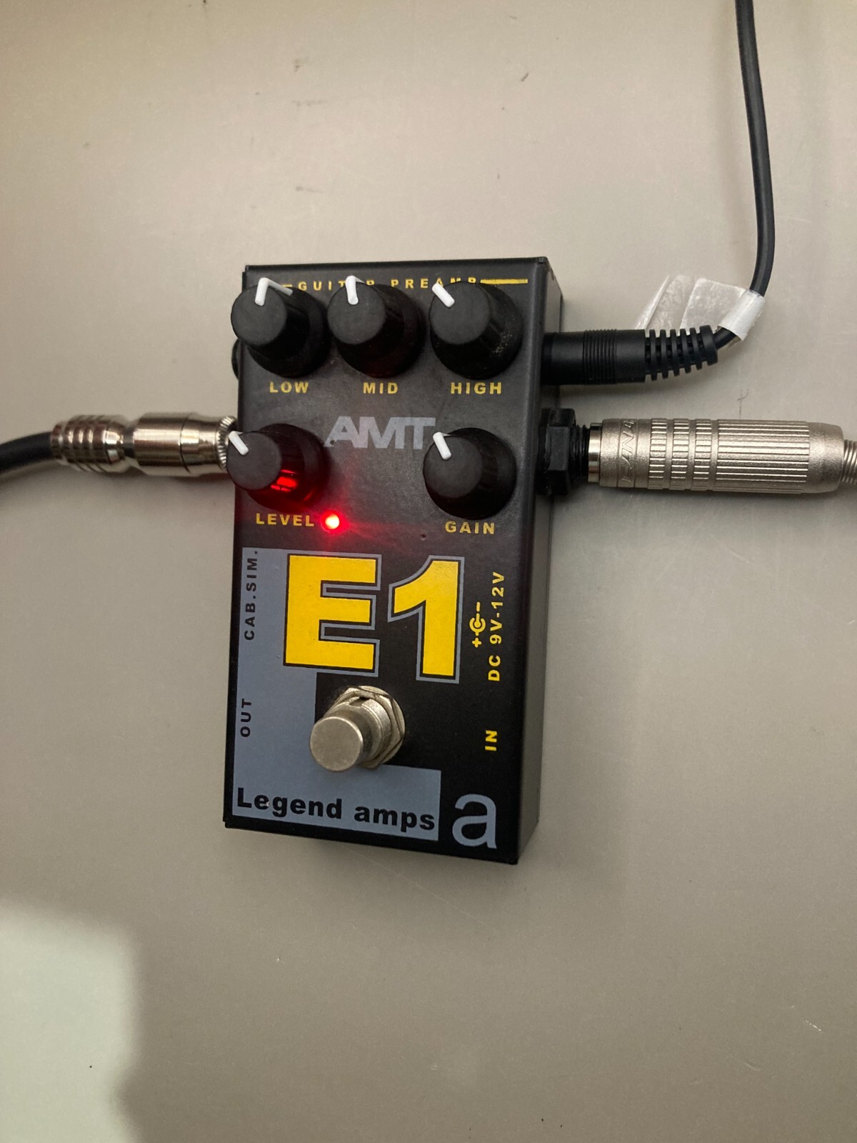 AMT Electronics Legend Amps Series E1 Distortion Guitar Effects Pedal