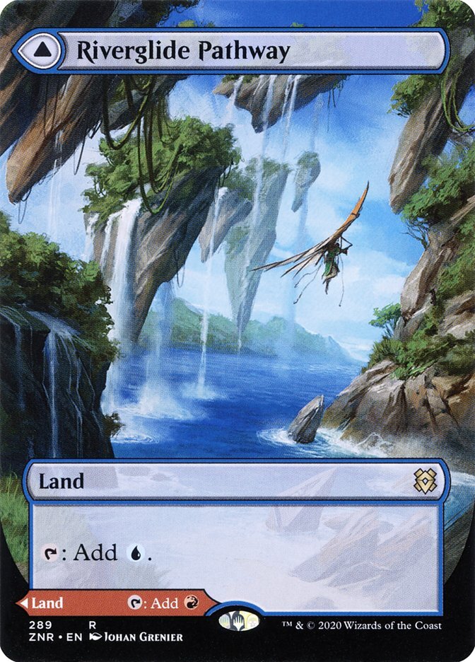 MTG Magic the Gathering Riverglide Pathway (289/493) Zendikar Rising LP