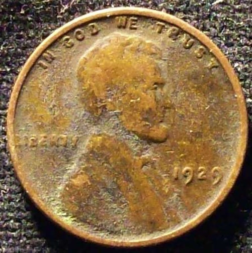 1929 P Lincoln Wheat Cent/Penny