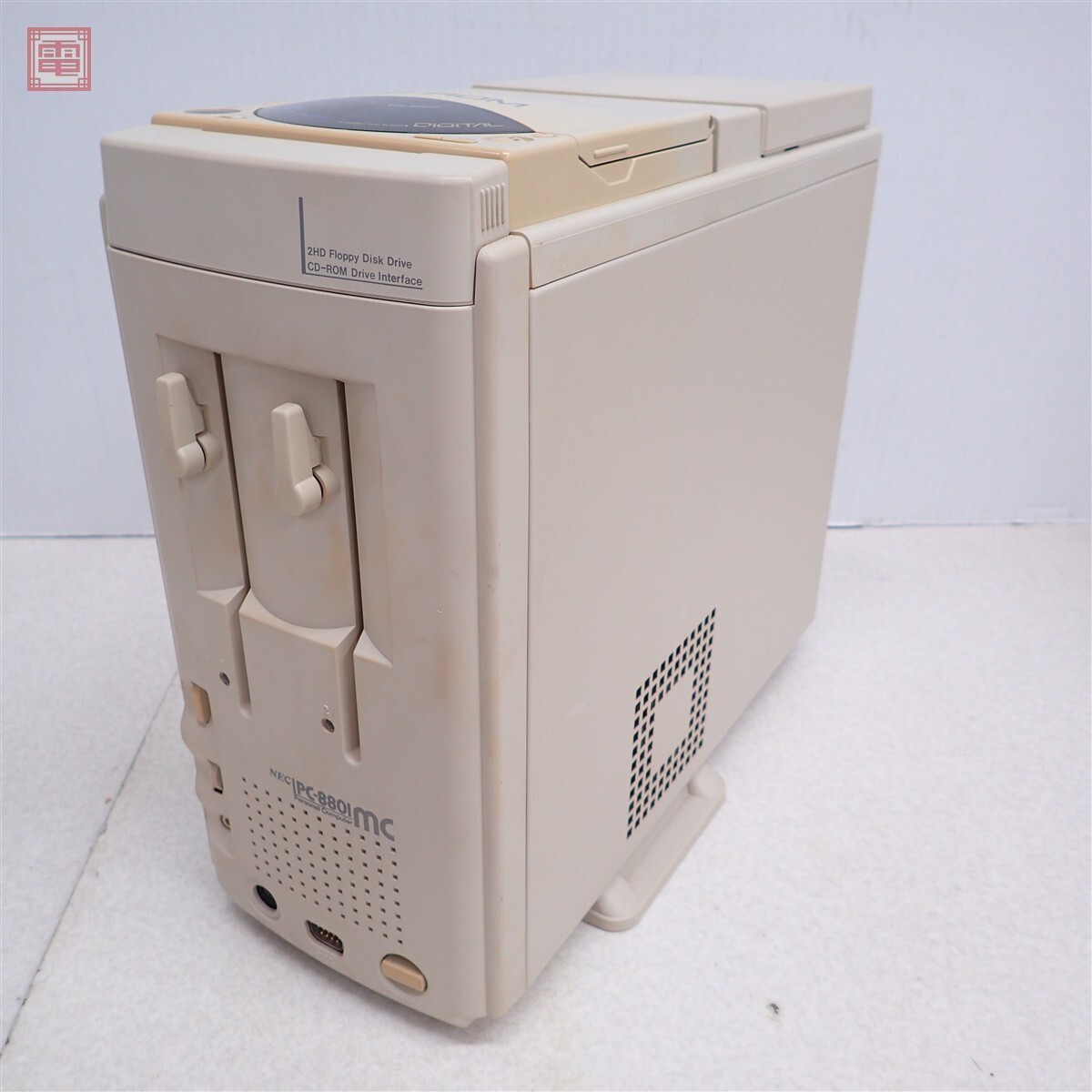 NEC PC-8801MC Retro Computer Junk CD-ROM Drive Repair Project Tested FD Audio
