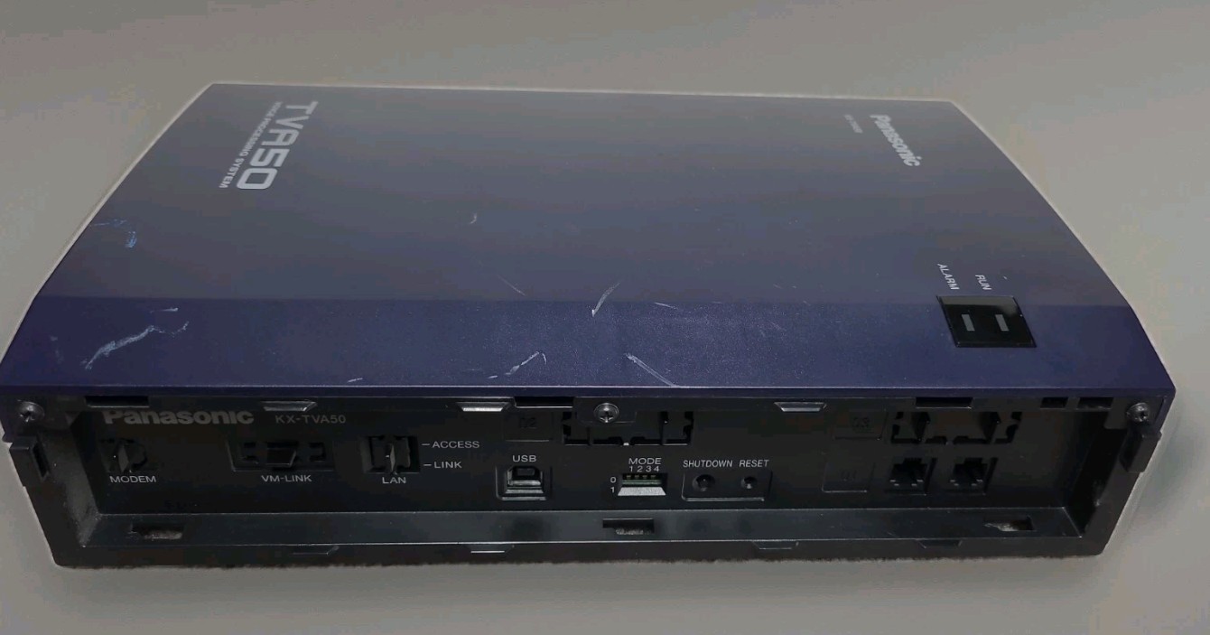 Panasonic KX TVA50 Voice Processing System Voicemail PBX Module Network USB