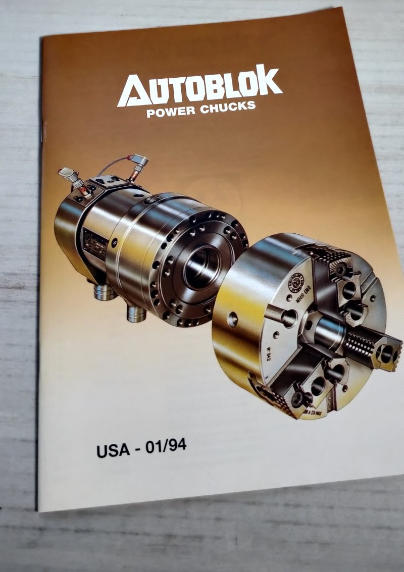 1994 AUTOBLOK POWER CHUCKS catalog C6