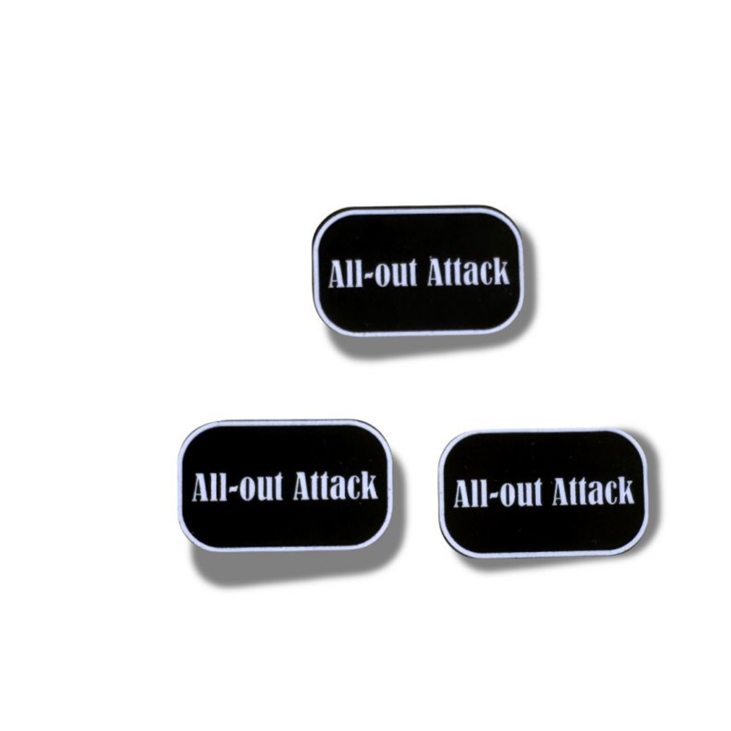 Bandua Warhammer Accesso  Double-Sided Tokens - All-Out Attack/All-Out Def New